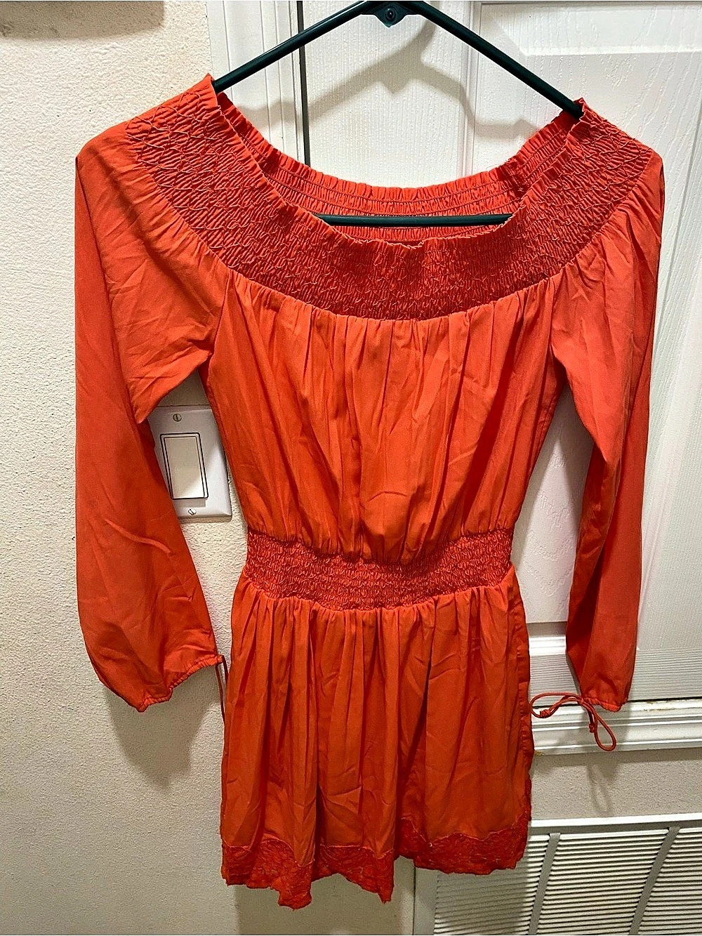 Abercrombie & Fitch Orange Mini Dress Size Small